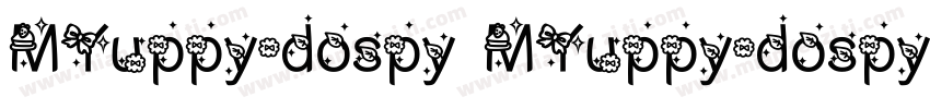 MYuppy-dospy MYuppy-dospy字体转换